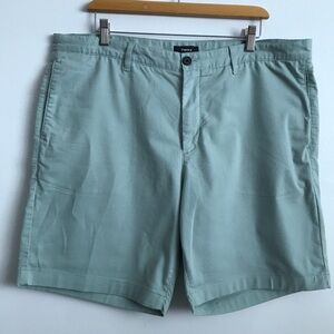 THEORY MENS CHINO SHORTS MINT GREEN PREPPY 38